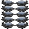 UniqueFire Solar Gutter Lights Outdoor, 40 LEDs Bright Solar Powered