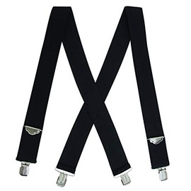 Rothco 4196: Adjustable Elastic X-Back Pant Suspenders