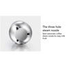 3 Holes Coffee Machine Steam Nozzle Stainless Steel Milk Foam