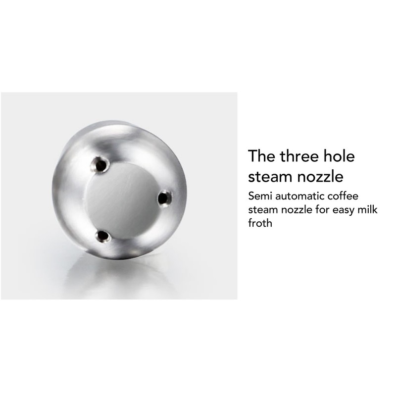 3 Holes Coffee Machine Steam Nozzle Stainless Steel Milk Foam