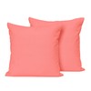 RIANGI Cotton Pillow Covers with Zipper Terrcotta Pillow Covers 18