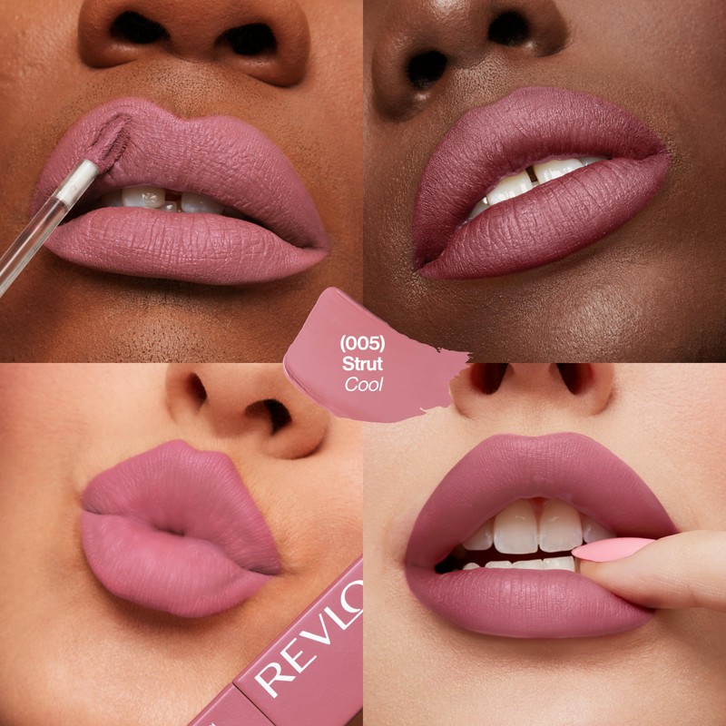Revlon ColorStay Limitless Matte Liquid Lipstick, Vegan Formula, No-Budge, Longwear