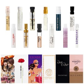 Infinite Scents Perfume Sampler Set for Women: 12 High-End Designer Perfumes + Expert Scent Guide + Deluxe Velvet Gift Pouch for Girlfriend, Wife, Mother