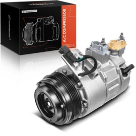 A-Premium A/C Compressor with Clutch Compatible with Ford Escape 2017-2019, Transit 2019-2020, Transit Connect 2019-2022 & Lincoln MKC 2017-2019