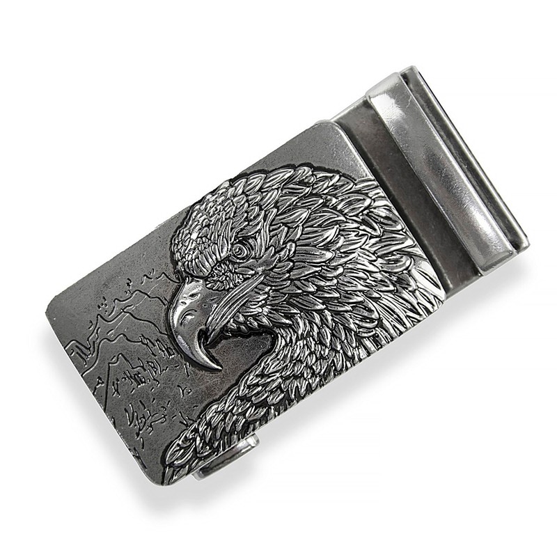 Glamexx24 Men's Belt, Eagle Pattern Belt, Wide 35 mm Automatic