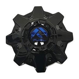 Fuel Offroad Wheels 1002-53GBK 1002-53 Gloss Black with Blue Logo Center Cap