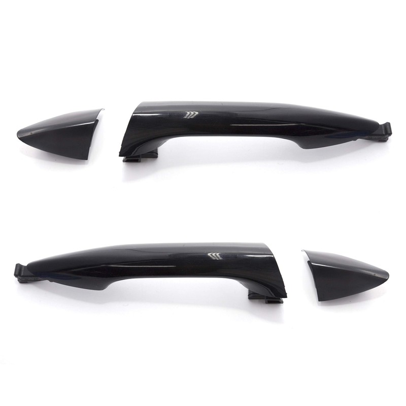 8Pcs Front Rear Left Right Exterior Door Handle Set Primed