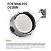MUVNA 54mm Bottomless Portafilter, 3 Ears, Wood Grain Pattern, 16g