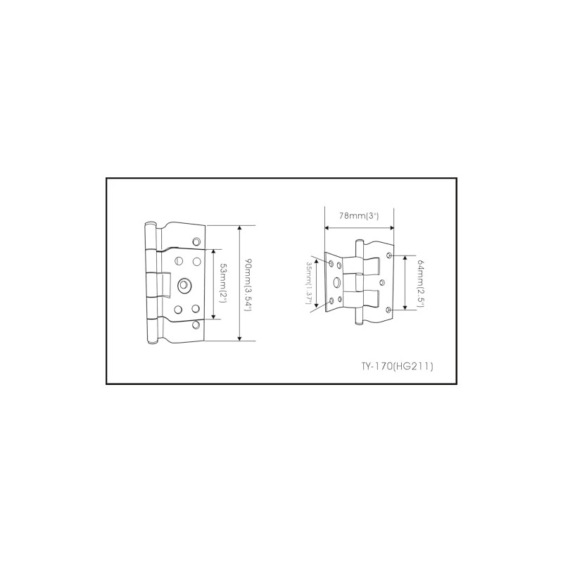 QCAA Mobile Home Door Hinges Compatible with Elixir Mobile Home