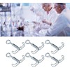 25 Pcs Flat Jaw Pinch Taps Stainless Steel Control Flow
