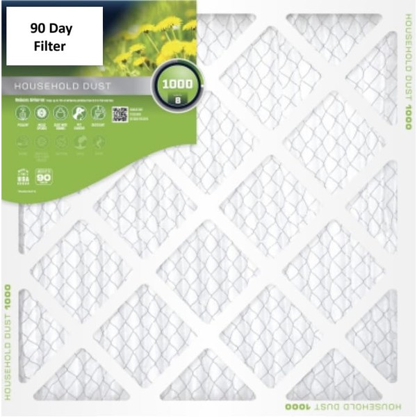 18 x 20 x1 Standard Pleated MERV 8 90 Day