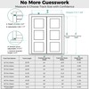 Closet Bifold Door Hardware & 2 x 36" Track Kit,