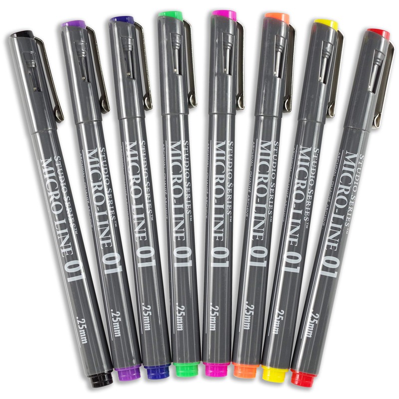 Bible Micro-Line Color Pens (8-piece Set)