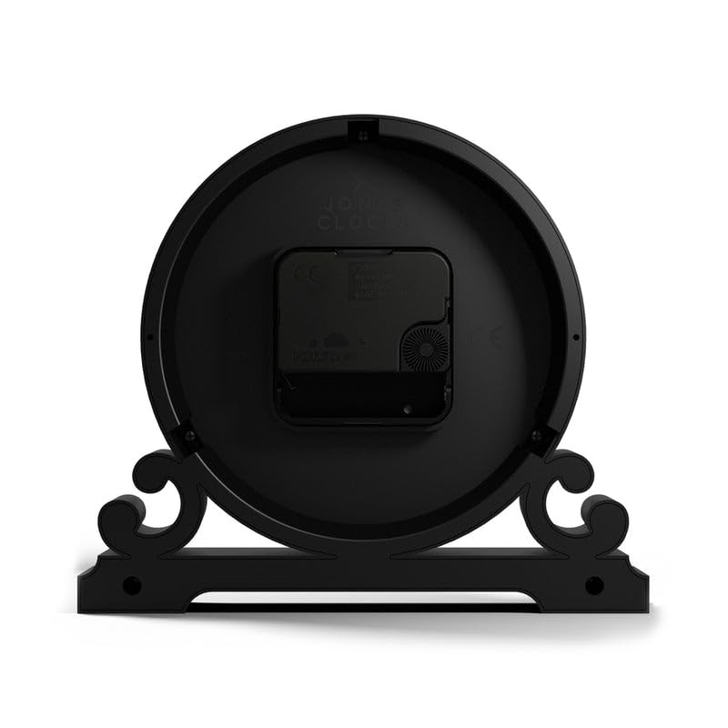 Jones Clocks® Saloon mantel clock | Traditional double scroll design