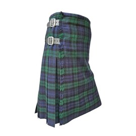 Tartancity Kilt Men's - 5 Yard Traditional Scottish Kilts for Weddings, Formal Events, Ceilidh, Highland Games & Special Occasions (Black Watch, 42")