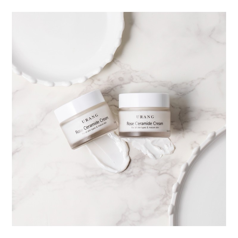 Highly moisturizing skin barrier strengthening rose ceramide cream / 고보습