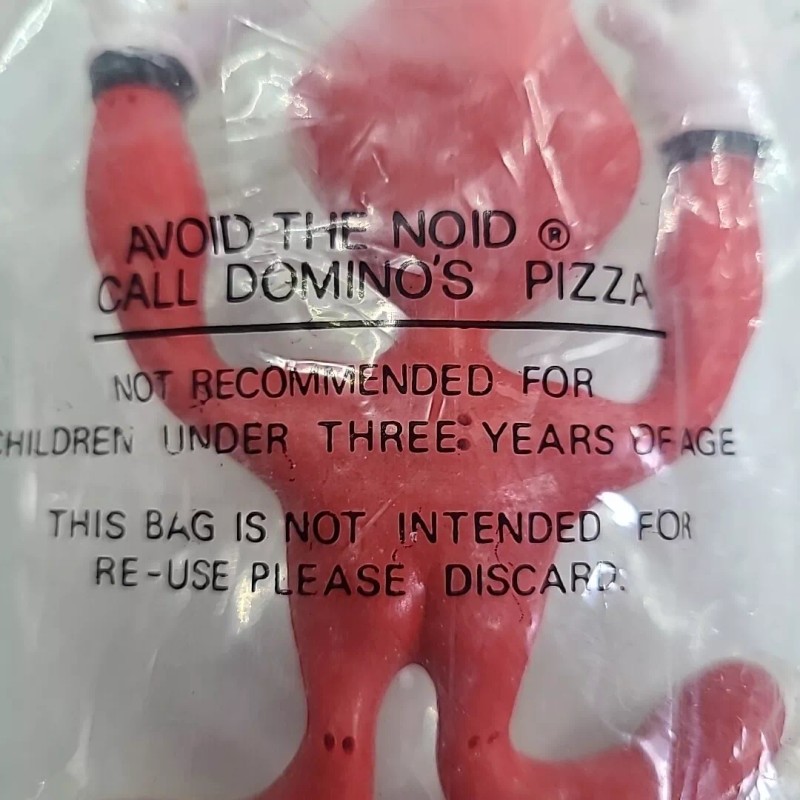 Domino's Pizza New 1989 Dominos Pizza 6" Avoid the Noid