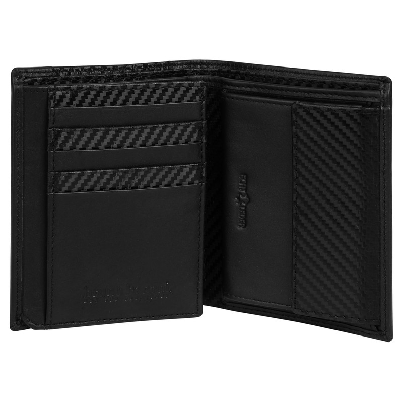 bruno banani Genuine Leather Wallet for Men, Women, Braided Design,