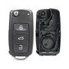 MACHSWON New Replacement Flip Folding Remote Key Case Shell Black