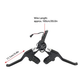 1 Pair Electric Bike Brake Lever E-Bike Right Left Lever Replacement Parts
