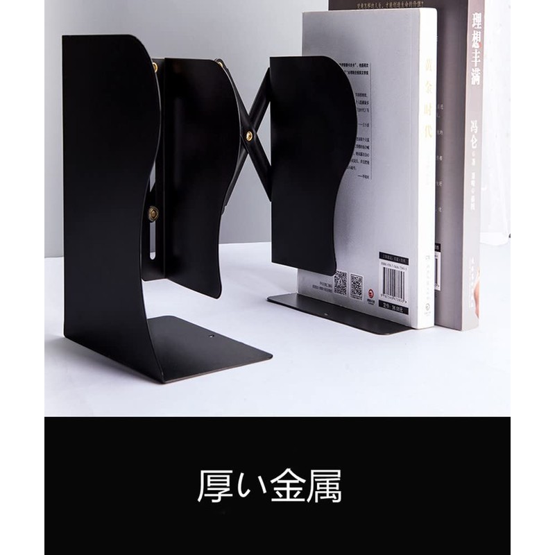 Bookstand Telescopic Bookshelf Folding Bookshelf Desktop Storage Metal Fashion Bookshelf