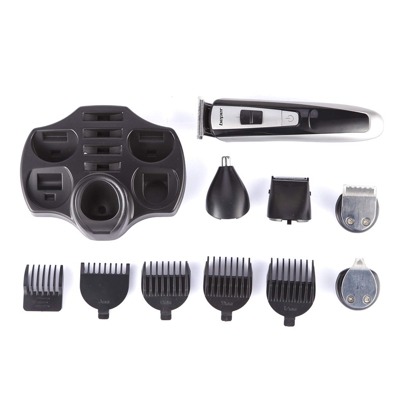 BEPER 40.742 Face Hair and Body Cutter Set 10 in