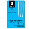 Polar Camel Replacement Straws, 30/32 oz Water Bottle Compatible, White,