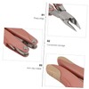 PACKOVE 1pc Professional Stainless Steel Cuticle Cutter Nipper Portable Manicure