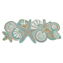 Sea Shell Beaded Table Runner