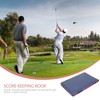 INOOMP Leather Point Record Book Golf Stats Book Golf Scorecard