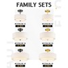 AUTELO Semi Flush Mount Ceiling Light, 12" Gold Light Fixtures