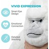 ZHONGXIN MADE Albino Gorilla Plush Toy, Realistic Albino Gorilla Stuffed