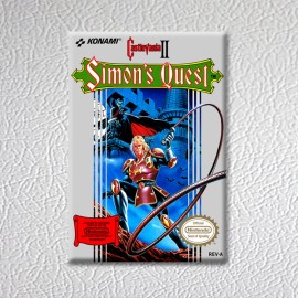 NES - Castlevania II: Simon's Quest (NEW High Quality Box Art FRIDGE MAGNET)