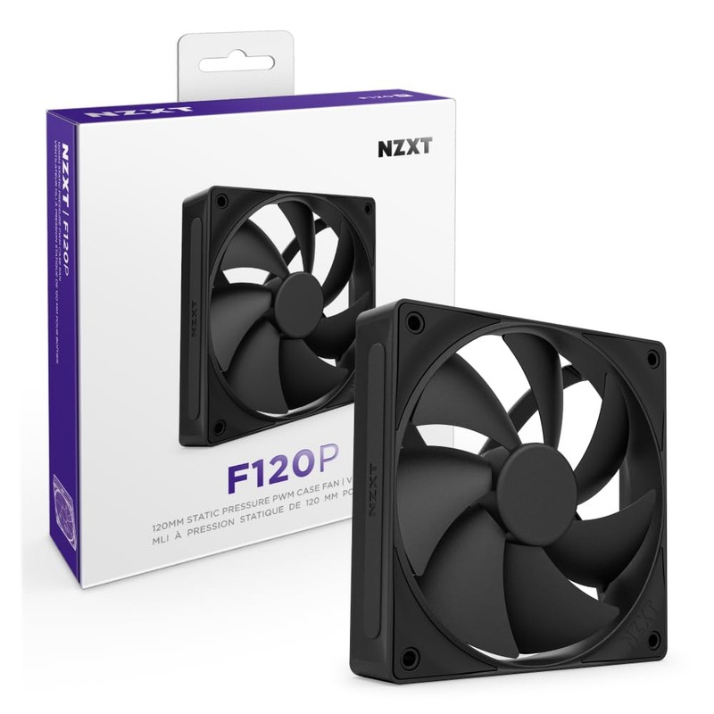 F140P - 140mm Static Pressure Fans - Single - Black