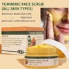 Exfoliante Facial de Cúrcuma YAWKONT para Limpieza Profunda y Piel