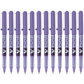 Pilot Vball 5 Liquid Ink Rollerball 0.5 mm tip (Box of 12) - Violet