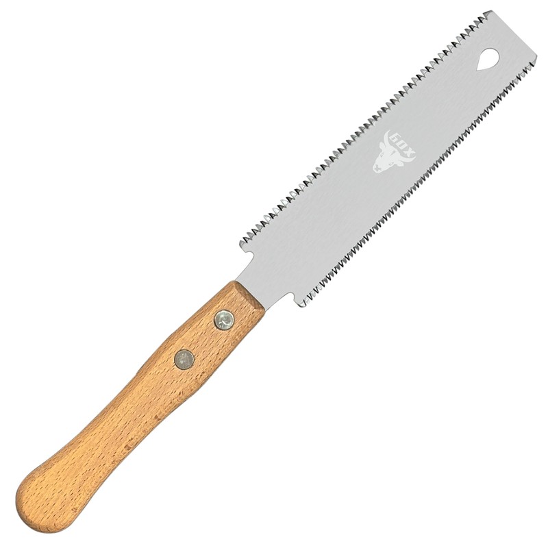 6 Inch Small Japanese Pull Saw Double Edge with Beech