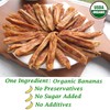 Organic Sun Dried Banana Strips - No Sugar Added -