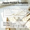 IJIJIJ 5Pcs Boxy Bag Making Templates for DIY Sewing Enthusiast