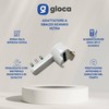 gloca Set of 4 Adattatori A Sbalzo Salvaspazio 10/16A Con