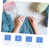 LALAFINA DIY Knitting Yarn Gradient Cotton Yarn Hand Crocheted Scarf