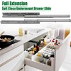 Under Mount Drawer Slides 15 inch (1 Pair), Full Extension