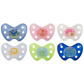 Babynova 22292 Beruhigungs-Sauger "Dentistar", Größe 2 mit Ring, keine Farbauswahl