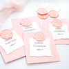 Nuvretk 30pcs Handmade Wax Seal Stickers, 3D Sakura Cluster Design,