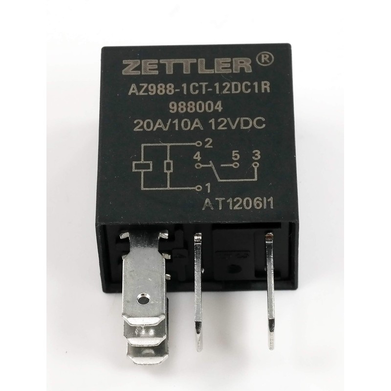 (Pack of 3) American Zettler Fuel Pump Relay Replace Part