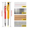 Enhon 4 Pcs Mechanical Carpenter Pencils with 40 Refills and