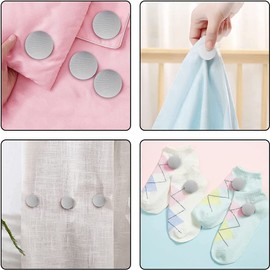 16 pcs Duvet Pins - Duvet Cover Holding Clip, Reusable Quilt Fixing Buckle, Non-Slip Comforter Clips Keeps Comforter from Shifting for Fixing Bed Sheets, Duvet Covers, Cushions, Curtains (White)