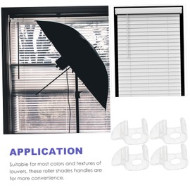 FUNOMOCYA Blind Lifting Grips Roller Shade Pulls Sturdy Blind Accessories for Roller Window Shades