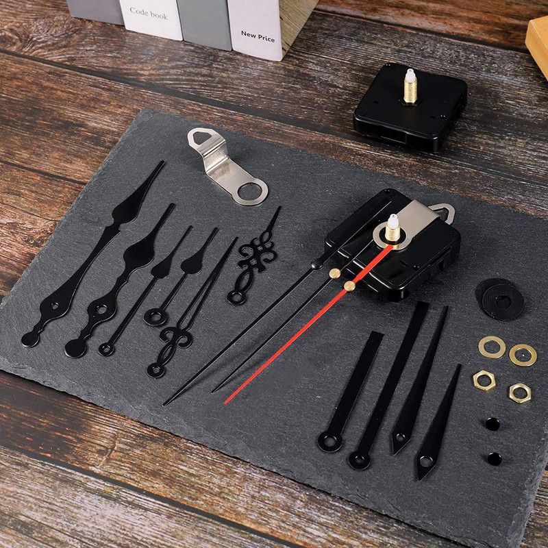 AUXSOUL 25PCS Clock Mechanism Kit Clock Movement Parts Replacement Repair