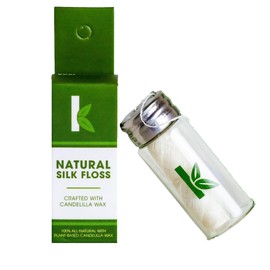 Seek Bamboo Silk Floss - Eco-Friendly Dental Floss, Refillable, 1 Count, All Ages, Natural, Vegan, Plastic-Free, Compostable, Sustainable Smiles, Oral Care